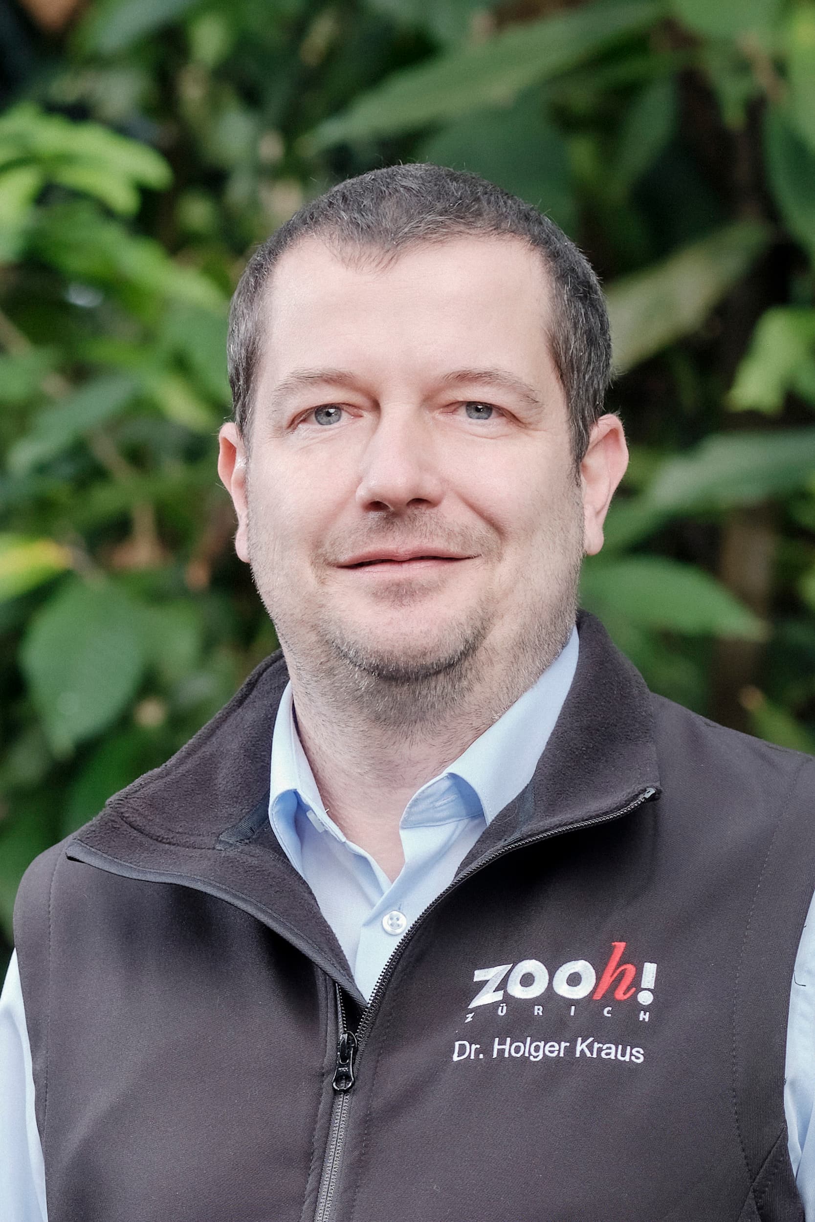 Portraitbild Dr. Holger Kraus, Kurator Exotarium im Zoo Zürich, Januar 2025.