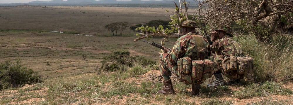 Anti-Poaching-Unit im Lewa Wildlife Conservancy in Kenia.