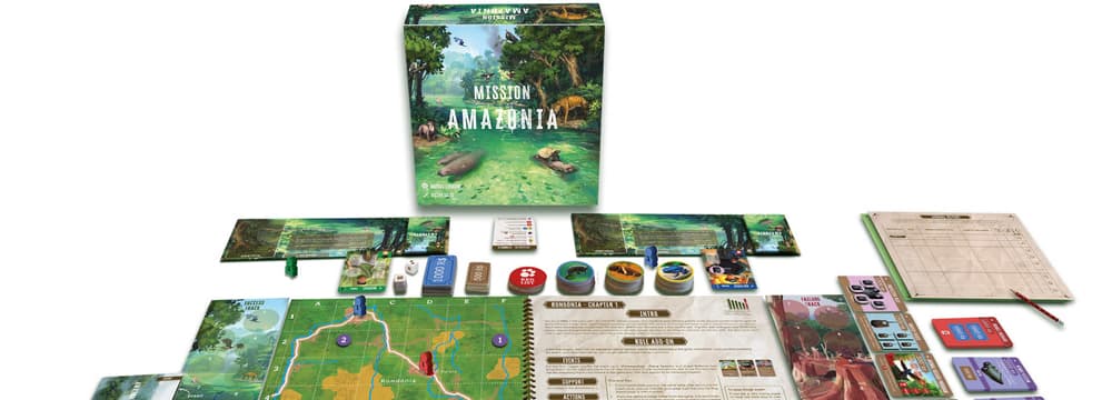 Brettspiel «Mission Amazonia», erhältlich in den Zooshops des Zoo Zürich.