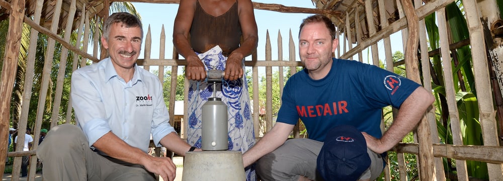 Sauberes Wasser für Menschen in der Masoala Region.