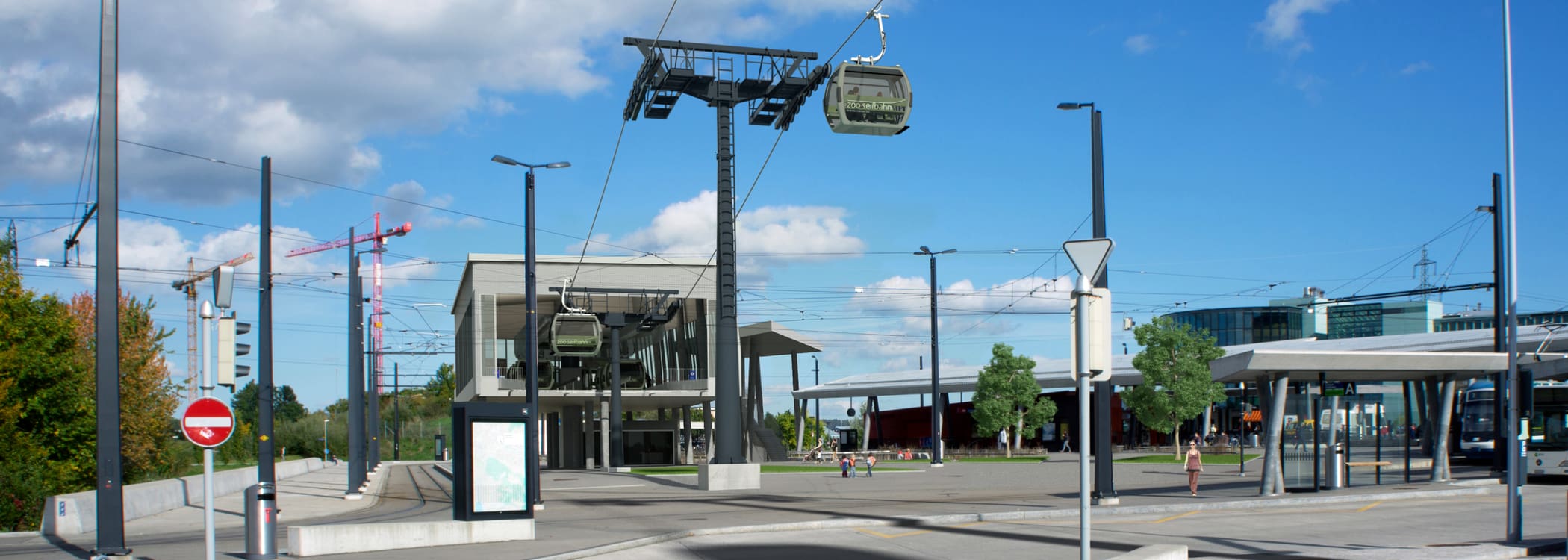 Visualisierung der Talstation Zooseilbahn in Stettbach.