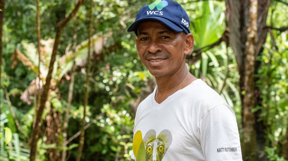 Félix Jean Ratelolahy von WCS Madagascar, Preisträger des «Conservation Awards» 2023 des Zoo Zürich.