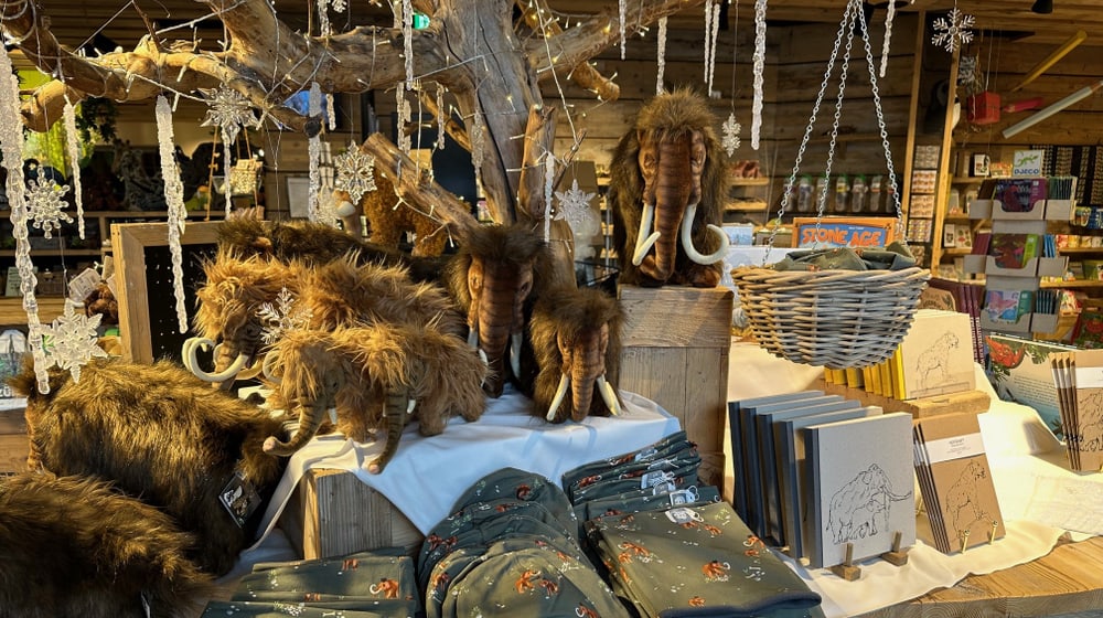 Promotionstisch in den Zooshops im November 2023.