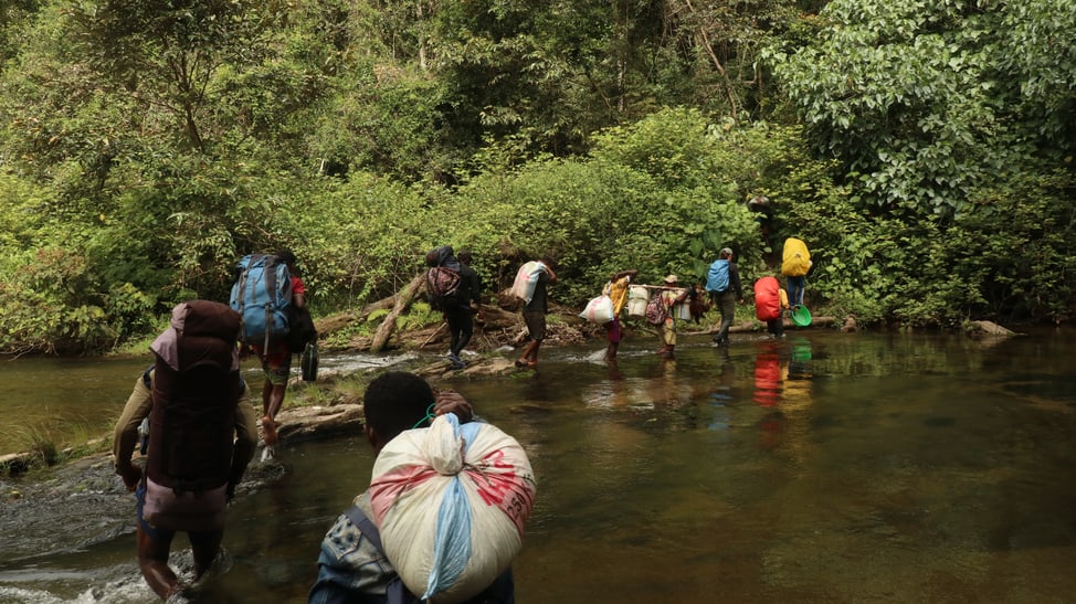 Wanderung zum Lager im Makira Naturpark