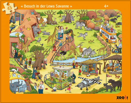 Zooh ! Puzzle Besuch in der Lewa Savanne Zooh ! Puzzle Besuch in der Lewa Savanne