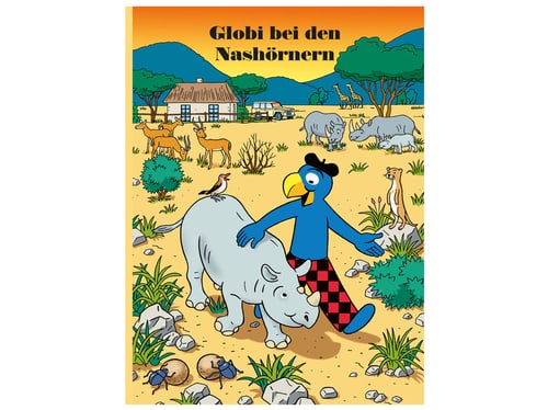 Buch Globi bei den Nashörnern