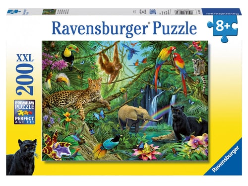 Puzzle Tiere im Dschungel 200 Teile