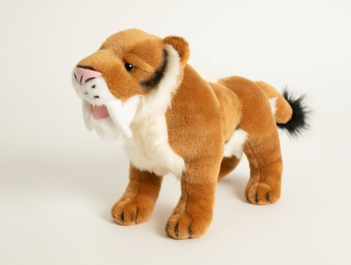 Plüschtier Säbelzahntiger 33cm von SEMO Plüschtier Säbelzahntiger 33cm von SEMO