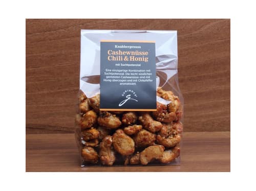 Gurinder Cashewnüsse Chili & Honig 130 g