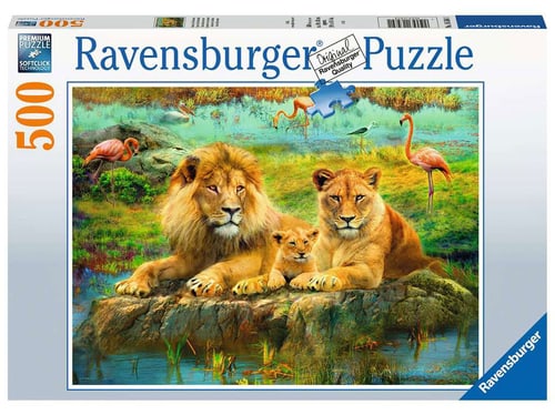 Puzzle Löwen in der Savanne 500 Teile 