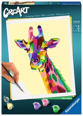 CREART Bunte Giraffe von Carlit + Ravensburger