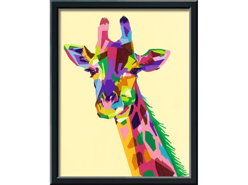 Malen nach Zahlen Bunte Giraffe von Carlit + Ravensburger