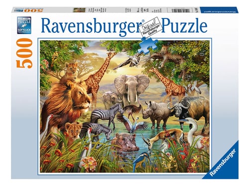 Puzzle Am Wasserloch 500 Teile