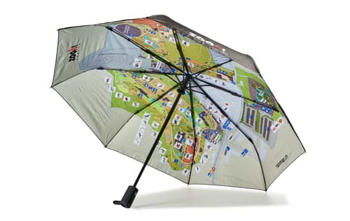 Regenschirm rainmap Zoo Zürich