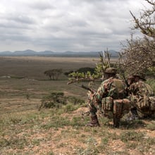 Anti-Poaching-Unit im Lewa Wildlife Conservancy in Kenia.