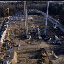 Baustelle des Masoala Regenwalds im Zoo Zürich.