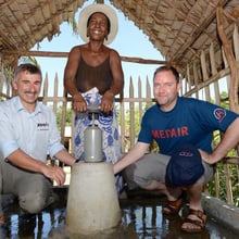 Sauberes Wasser für Menschen in der Masoala Region.