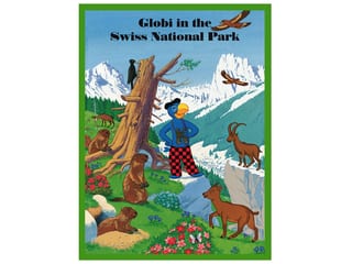 Buch Globi in the swiss national park (Englische Version)