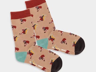 Produktbild der DillySocks-Panthera-Kollektion, Kindersocken Sujet Kleiner Panda.