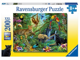 Puzzle Tiere im Dschungel 200 Teile