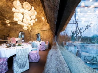 Kifaru-Lounge im Giraffenhaus in der Lewa Savanne.