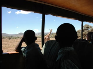 Umweltbildung im Lewa Wildlife Conservancy in Kenia.