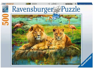Puzzle Löwen in der Savanne 500 Teile 