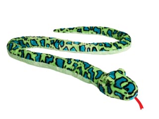Plüschtier Schlange grün 250 cm
