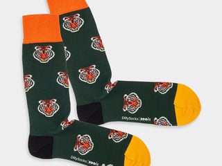 Produktbild der DillySocks-Panthera-Kollektion, Sujet Tiger.