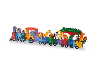 Holzpuzzle Zoobahn A-Z & 1-10