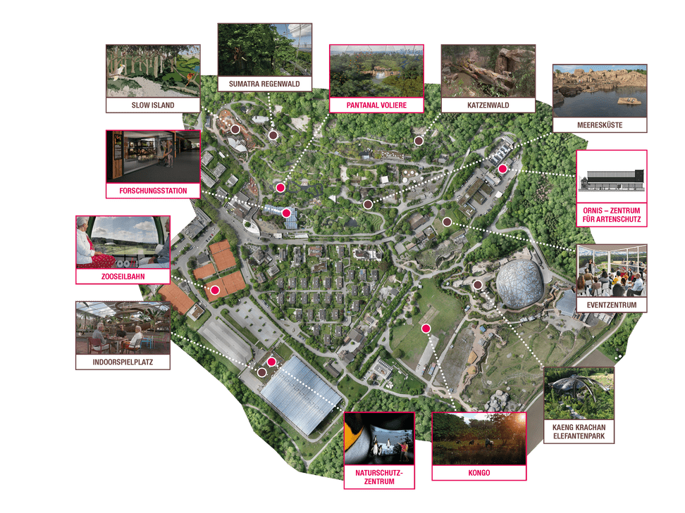 General plan of construction projects in Development Plan 2050