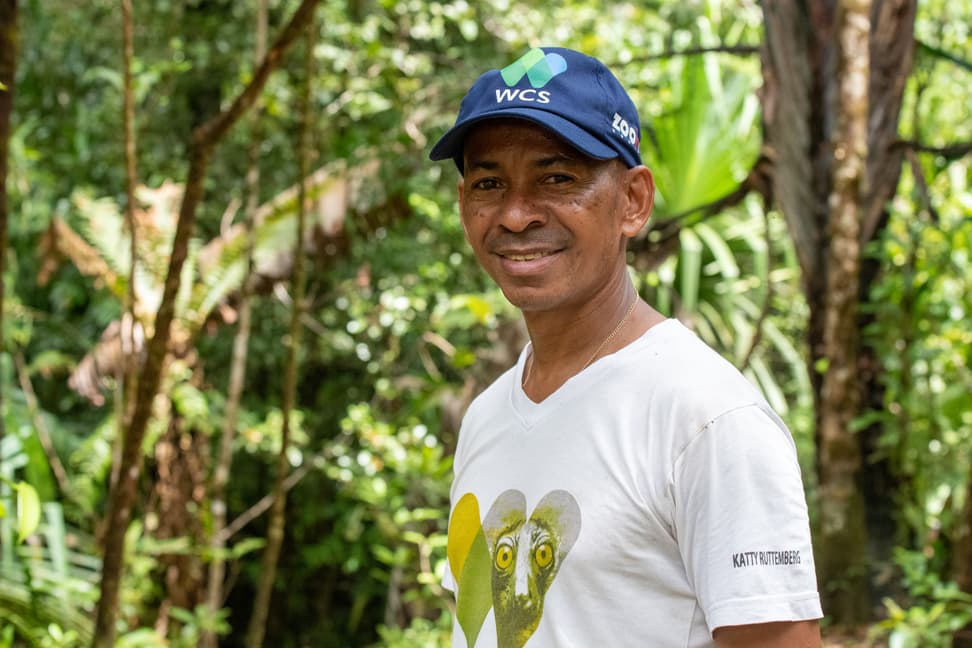 Félix Jean Ratelolahy von WCS Madagascar, Preisträger des «Conservation Awards» 2023 des Zoo Zürich.