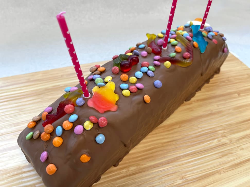 Schokoladencake für das Angebot Kindergeburtstag.