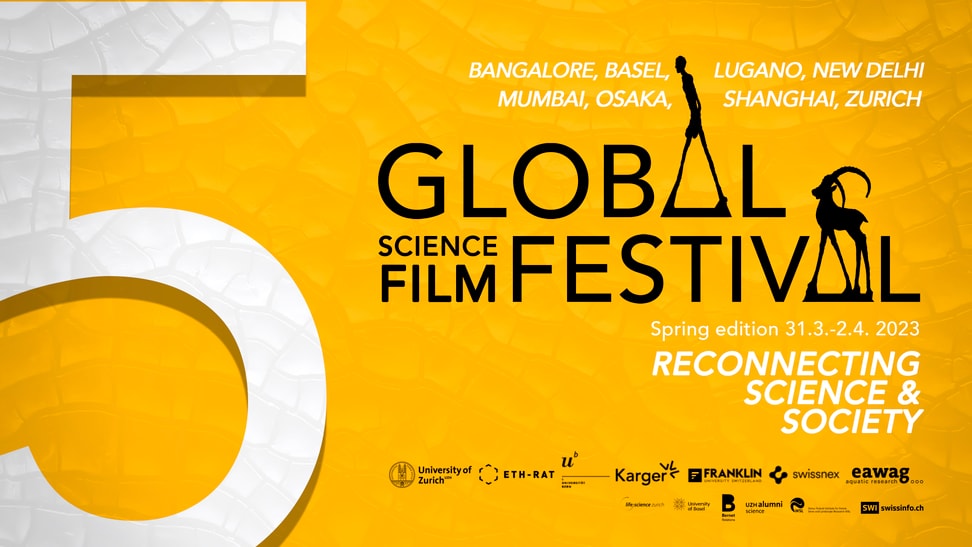 Poster des Global Science Film Festivals 2023.