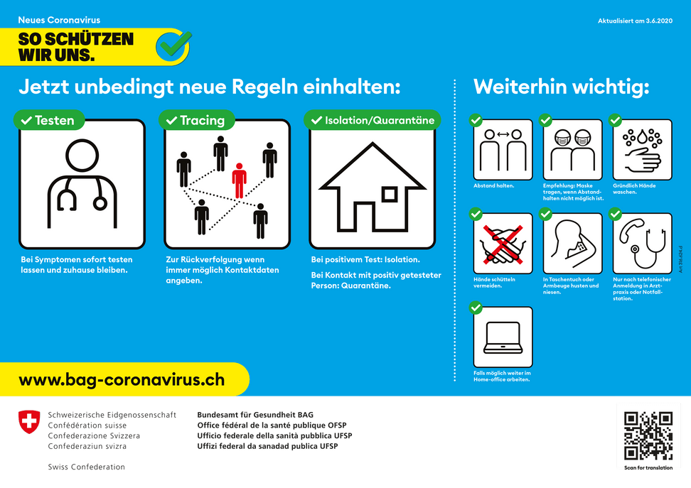 BAG-Plakat COVID-19