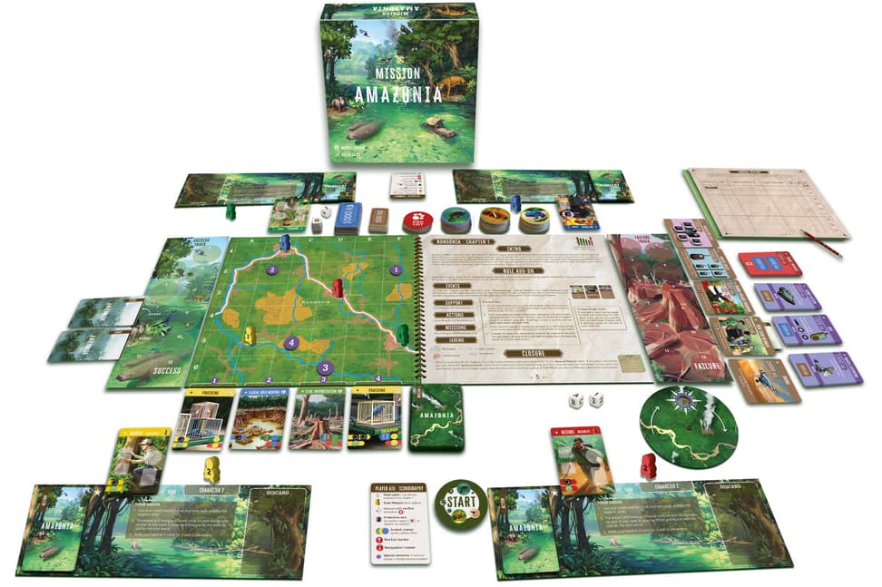 Brettspiel «Mission Amazonia», erhältlich in den Zooshops des Zoo Zürich.