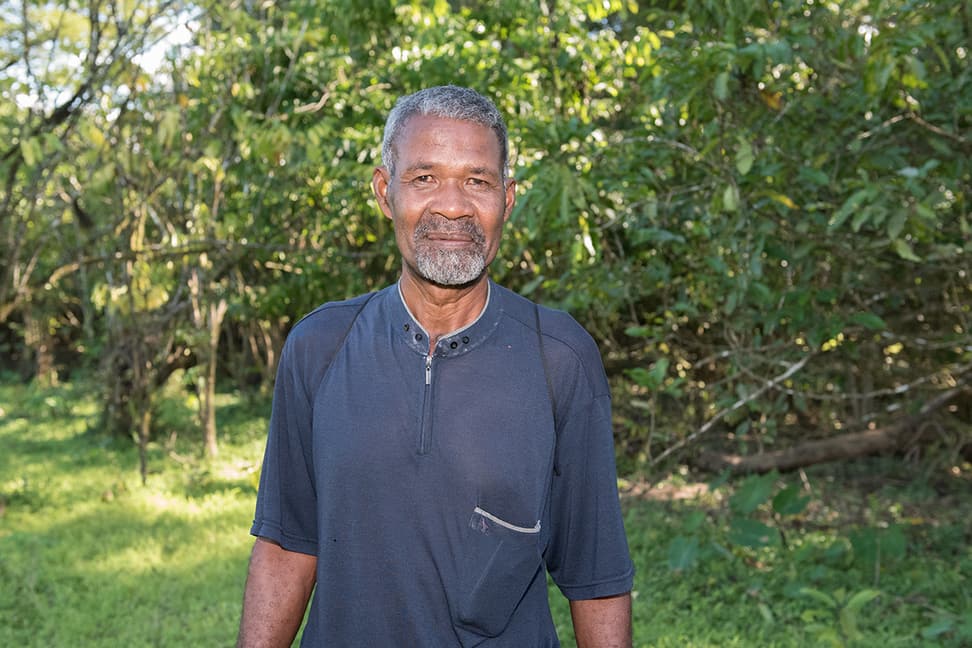Felestin Randrianjafy, Präsident der Kooperative Kajivola in Ambinanitelo.