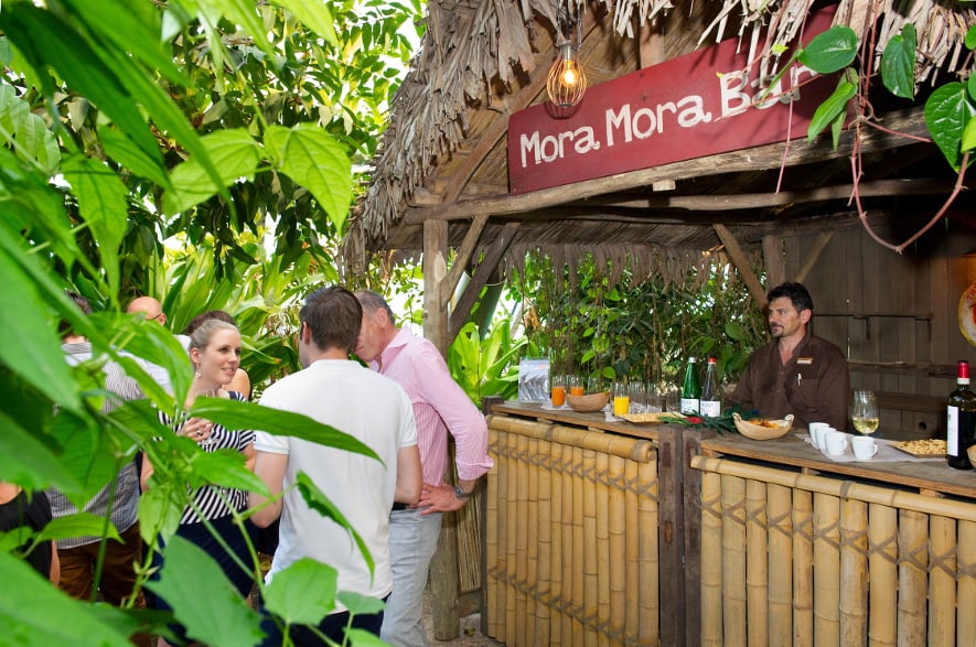 Mora-Mora Bar im Masoala Regenwald im Zoo Zürich