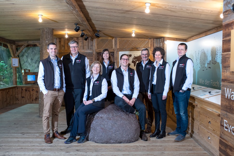 Foto: Nikon, Maria Schmid Gruppenbild der Geschäftsleitung des Zoo Zürich vom 13. Dezember 2022.
