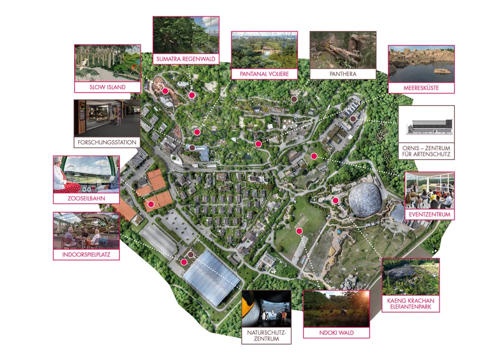 General plan of construction projects in Development Plan 2050