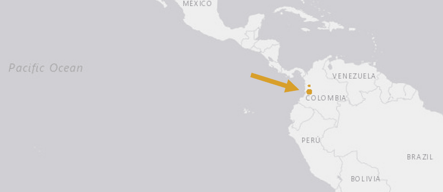 Verbreitungskarte Lehmann's Baumsteiger