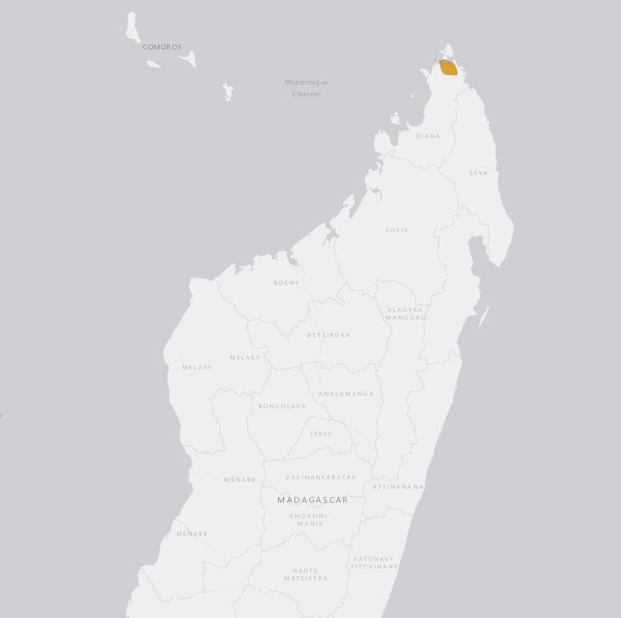 Verbreitung Grüne Buntfröschchen 