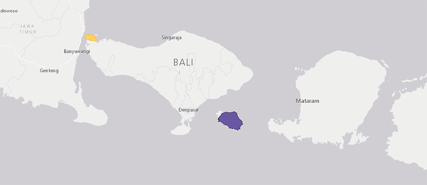 Verbreitungskarte Balistar