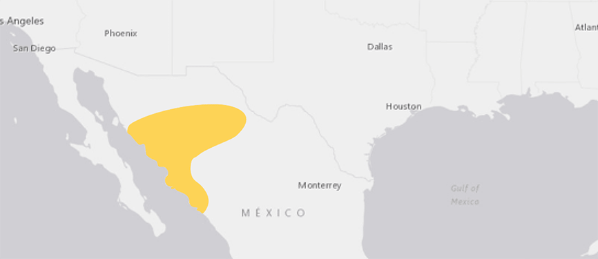 Verbreitungskarte Sinaloa-Königsnatter