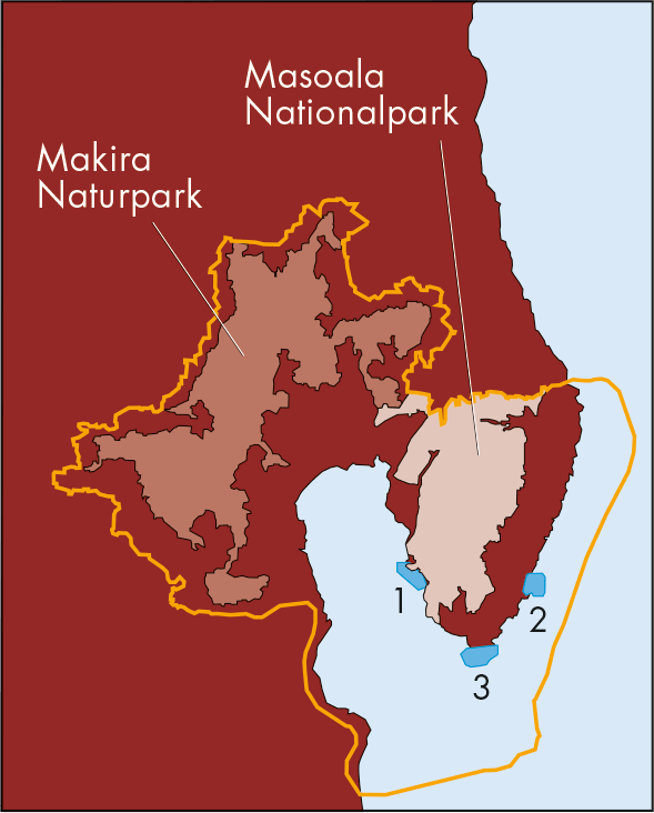 Masoala Nationalpark und Naturschutzregion MaMaBay