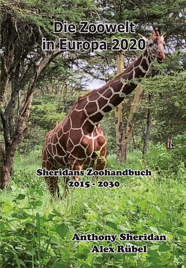 Buchcover: zvg Buch «Die Zoowelt in Europa 2020» von Anthony Sheridan.