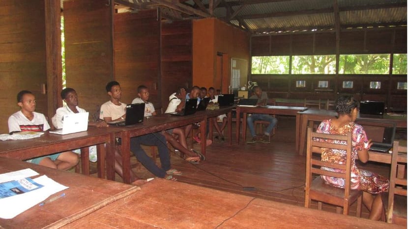 Foto: WCS/Najoro Raharimalala Computer course Open Classroom