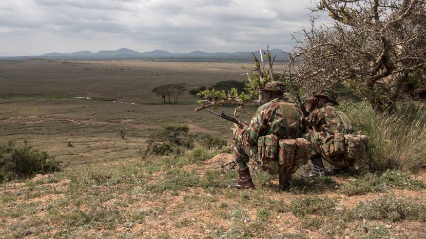 Ranger des Anti Poaching Units im Lewa Wildlife Conservancy.