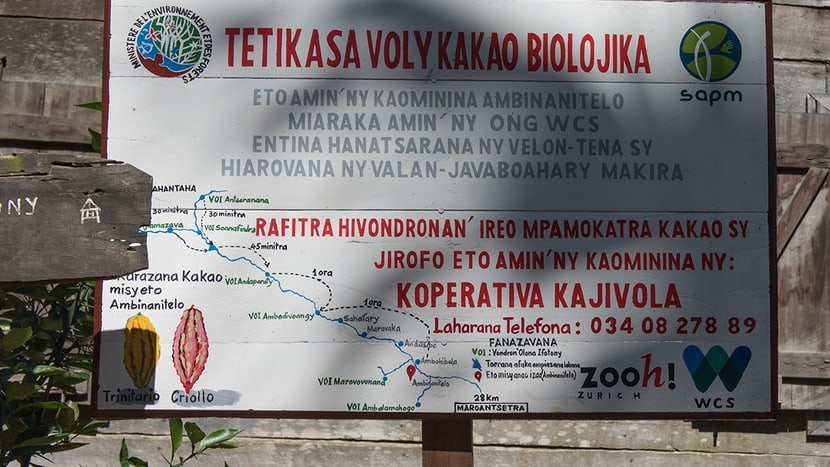 Kooperative Kajivola in Ambinanitelo.