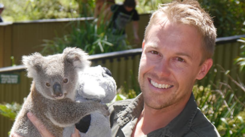 Foto: Australian Reptile Park Tim Faulkner, Leiter Australian Reptile Park.